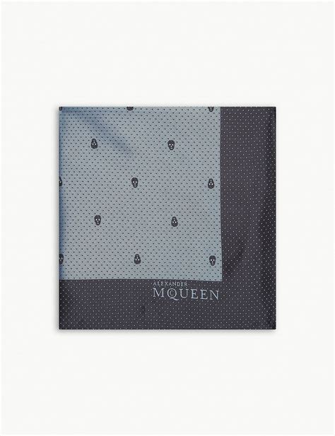 alexander mcqueen pocket square.